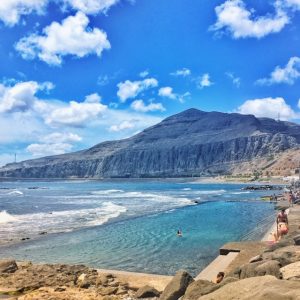 La Laja luonnon merivesialtaat Las Palmas Gran Canarialla