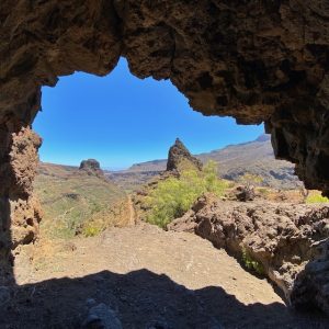 La Fortaleza, näkymä luolasta